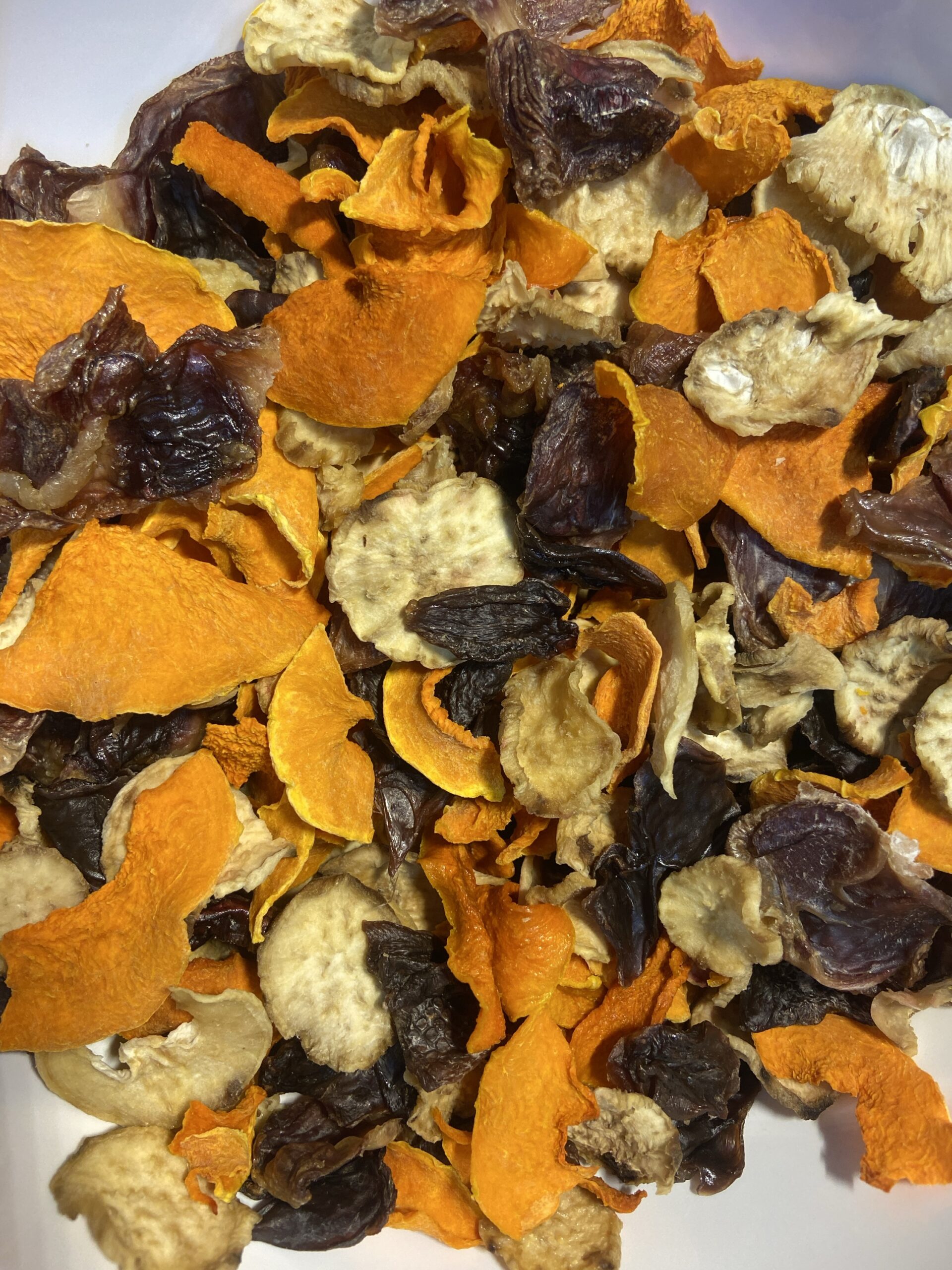 Chicken Veg trail mix closeup