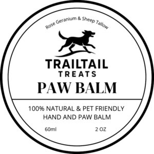 trailtail paw balm black-white-simple-circle-product-label